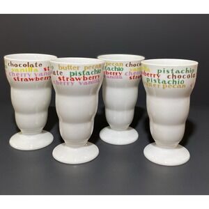 Ice Cream‎ Float/Shake/Sundae/Dessert Glass Tall Tumbler Dessert Asst Flavors